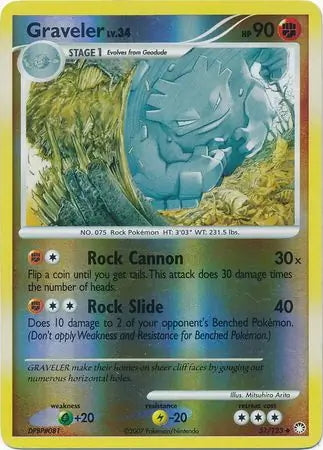 Mysterious Treasures Graveler #51/123 reverse holo